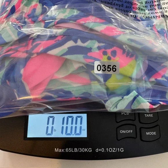 Lilly Pulitzer Lowe Dress M Colorful Print Stretch Preppy Coastal Resortwear - Picture 14 of 14